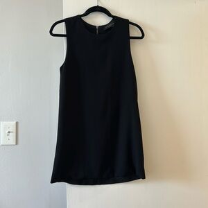 Black shift dress